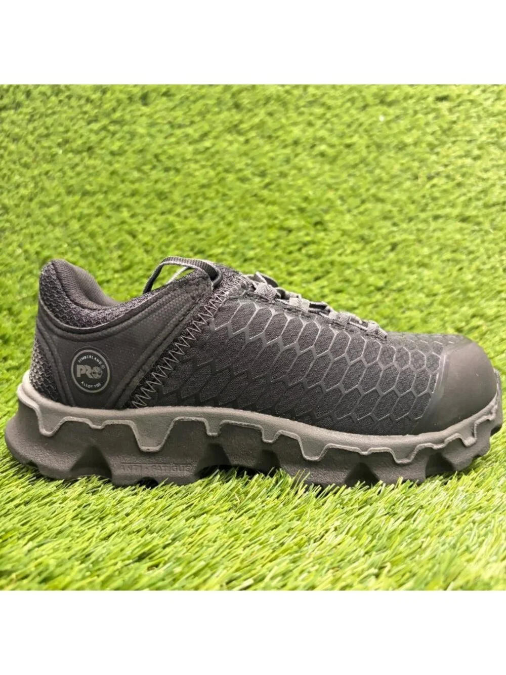 Timberland PRO Powertrain Womens Size 6 Black Alloy Toe Safety Work Shoes